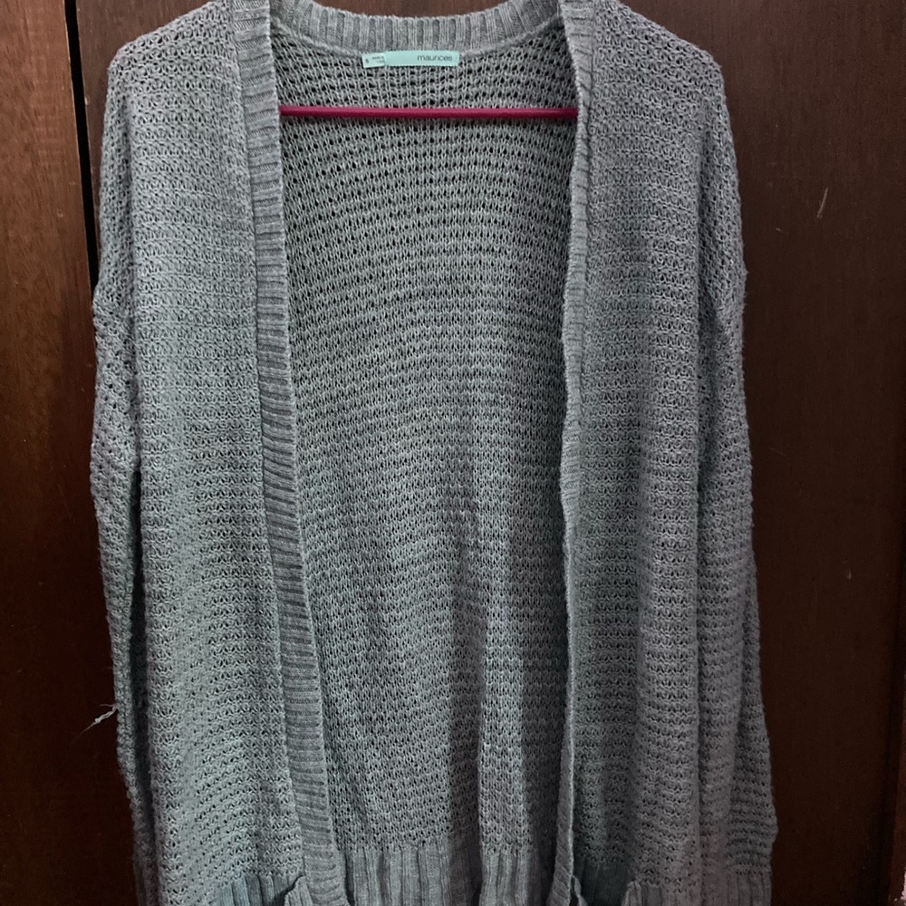 Grey cardigan